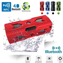 Waterproof parlantes bluetooth Speaker NFC portable power bank Subwoofer wireless kalonki speakers for the computer notebook