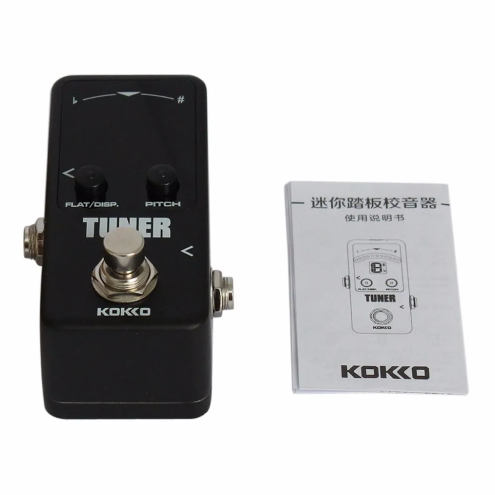 Mini Electric Guitar Pedal Tuner Effect Device Dual Display For Bass Violin Tool Mini Electric Guitar Pedal Tuner Effect Device Dual Display For Bass Violin Tool