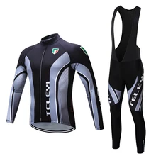 2016 Spring Autumn Unisex GEL Breathable MTB Ropa Ciclismo Bicycle maillot Pro Team Cycling Jerseys Long Sleeve Quick dry Cloth