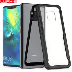 LUPHIE для huawei mate 20 Pro/mate 20/mate 20 Lite чехол противоударный Броня HD прозрачный чехол кожа мягкие гибкие края