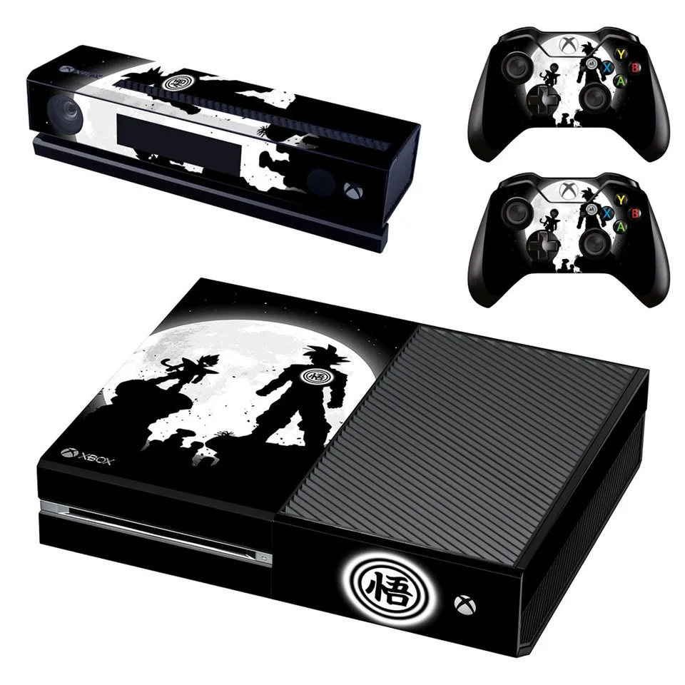 

Dragon Ball For Microsoft Xbox One Skin Stickers + 2Pcs Controller + Kinect Console Protective Skins For Xboxone Sticker