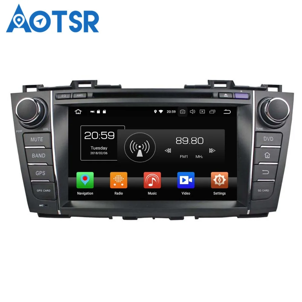 Aotsr Android 8 0 7 1 GPS навигация автомобильный DVD плеер для Mazda 5 Premacy 2009 2012 мультимедиа