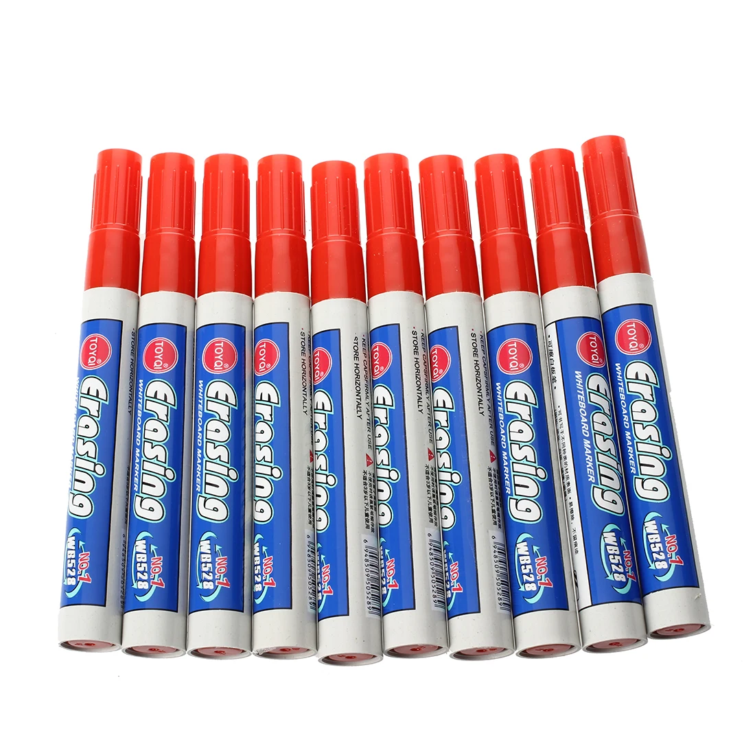 

10 x Board Marker Whiteboard Marker Pen Washable red
