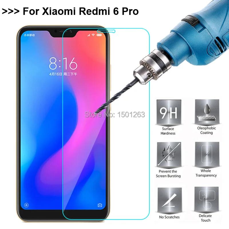 Закаленное Стекло для Xiaomi Redmi 6 Pro 5 84 &quotЭкран протектор Чехол закаленное защитная
