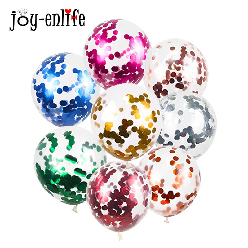 

5pcs Gold Confetti Balloon 12inch Latex Ballons Air Helium Balloons Birthday Party Decorations Globos Party Supplies