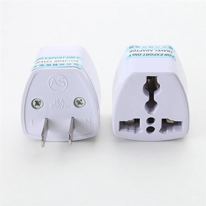 EU Europe To USA US UK Charger Power Plug Adapter Converter Wall Plug Home drop shipping 0811in