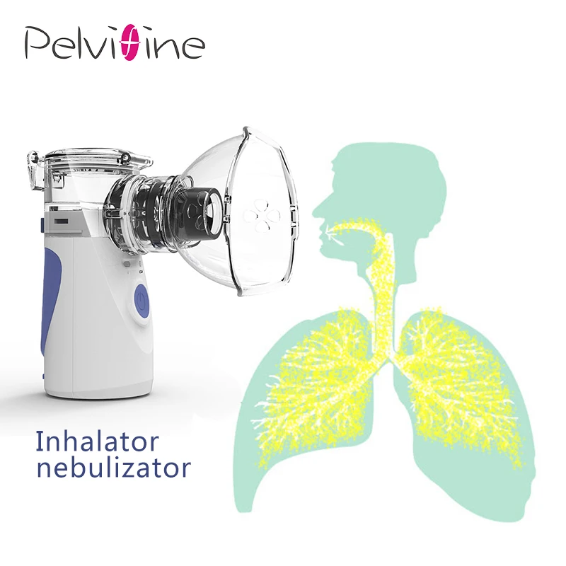 

Pelvifine Handheld Steam Inhaler Portable Personal Ultrasonic Nebulizer Cool Mist Inhaler kit Ideal For Kids Adults Home Use