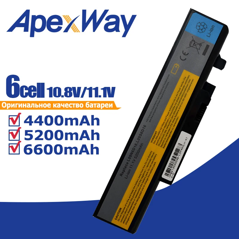 Аккумулятор ApexWay для ноутбука Lenovo 11 1 В IdeaPad L10L6Y01 B560 l09l6d16 Y460A Y560A Y560P Y560G Y560 57Y6567 57Y6568