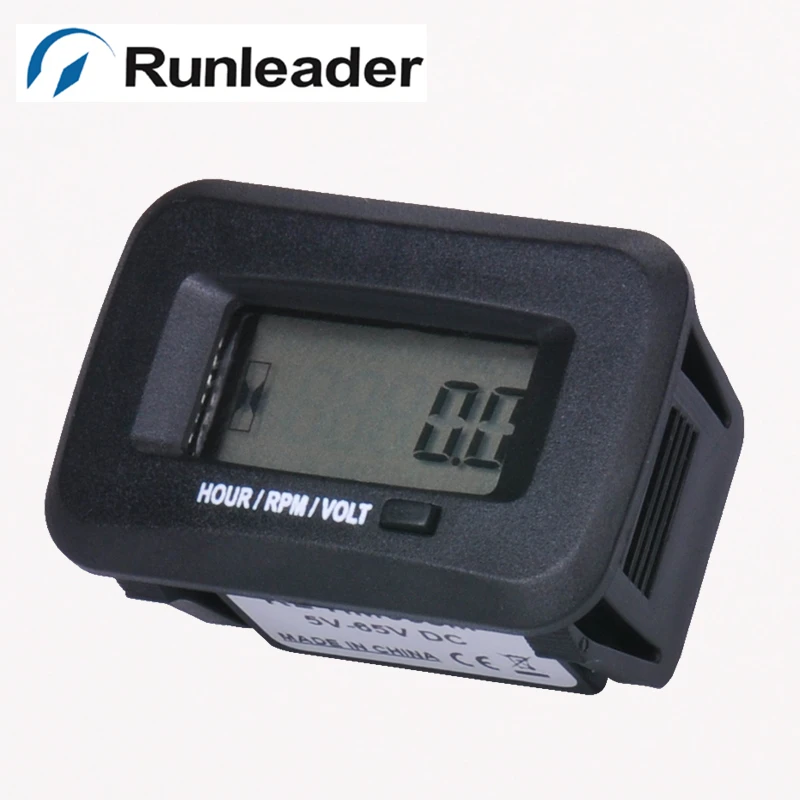 Runleader tach Hour Meter Tachometer voltmeter voltage gauge For Gas