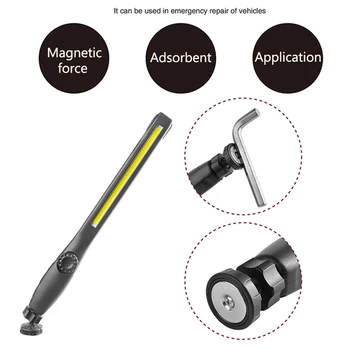 

Multifuncion 1000 Lumen Recargeable COB LED Slim Work Light Bar Lamp Lantern QJS Shop
