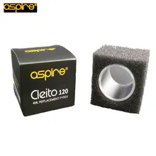 5PCS 2PCS Aspire Cleito 120 Replacement Pyrex 4ml Glass Tube for Aspire Cleito 120 Atomizer Tank