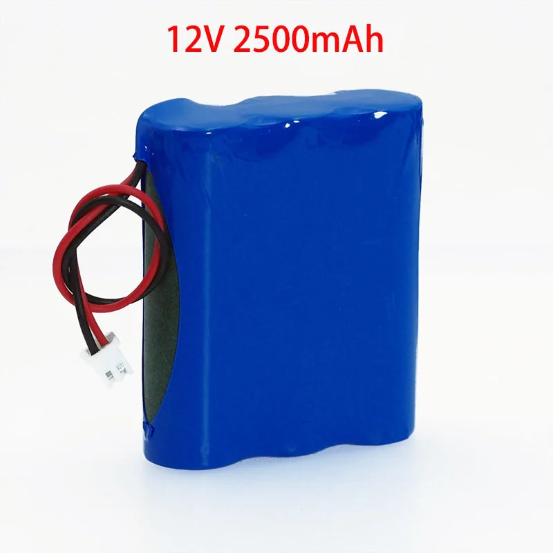 12V 2500mAh Battery Умное устройство для зарядки никель-металлогидридных аккумуляторов от компании Liitokala: 12 V 18650 2600 мА · ч, литий-ионный, Батарея пакет камера видеонаблюдения с монитором Батарея 12,6 V 1.8A 2A 2.2A 2.5A 2.6A 2.8A 3A батареи - Цвет: 12V 2500mAh Battery