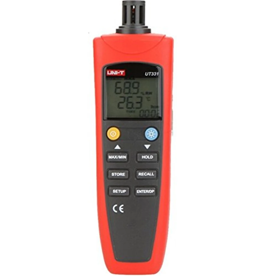

UNI-T UT331 Digital Thermo-Hygrometer Temperature Humidity Unit Selection USB Interface