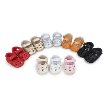 

Breathable Baby Girls Hollow Shoes Cute Heart-shaped H Princess Shoes Infant Toddler Shoes First Walkers Baby Moccasins j2