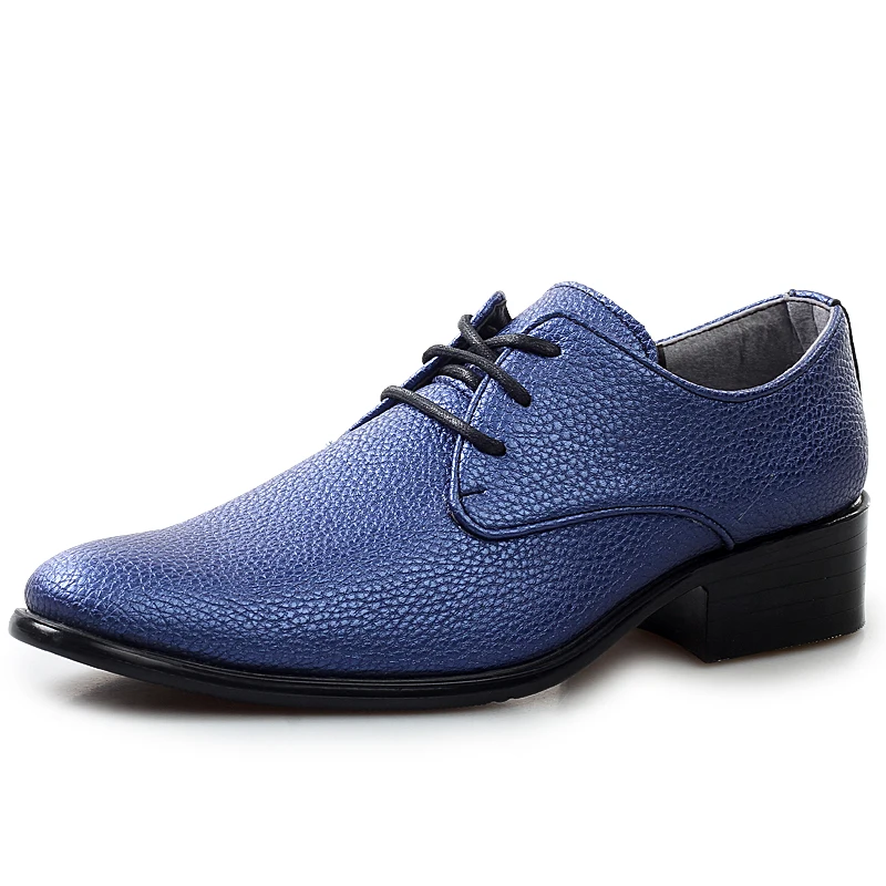 blue and white mens dress shoes