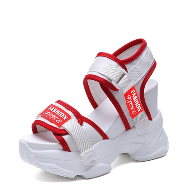 Women's Sandals 2019 Summer High Heels Sandals For Women Air Mesh Sandal 11CM Heels Wedge Platform Shoes Casual Summer Sneakers Women's Sandals 2019 Summer High Heels Sandals For Women Air Mesh Sandal 11CM Heels Wedge Platform Shoes Casual Summer Sneakers