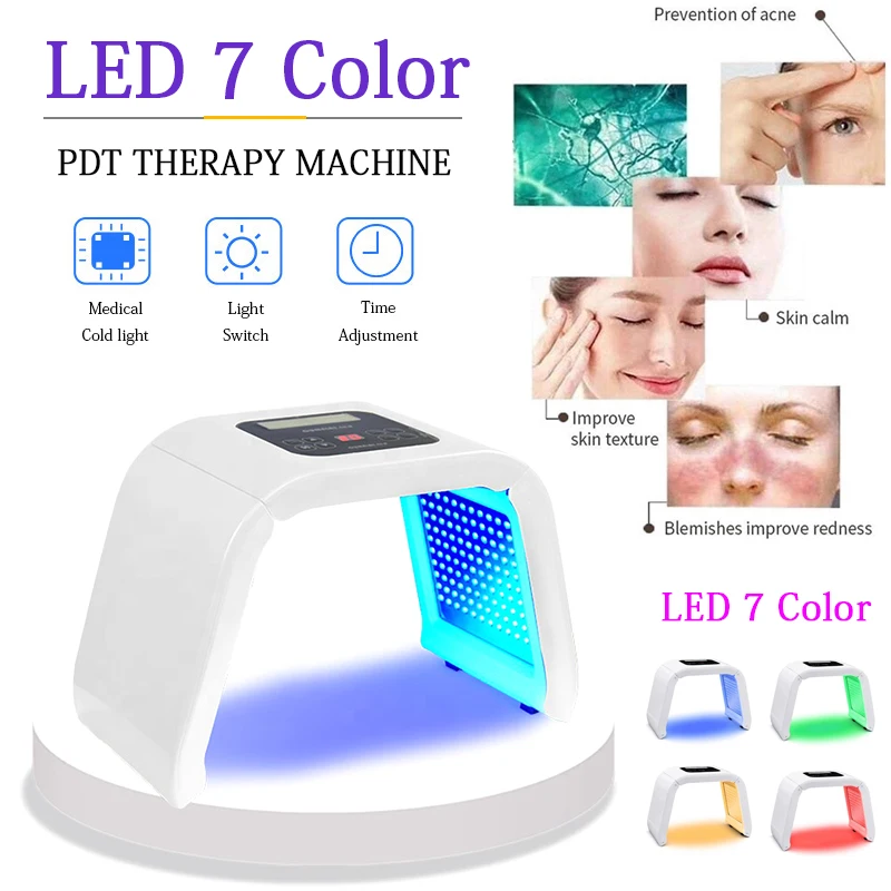

Hot Family Professional 7 Color PDT Led Mask Skin Beauty Device LED Lights Face Whitening Skin Rejuvenation Acne Anti-wrinkle Sp