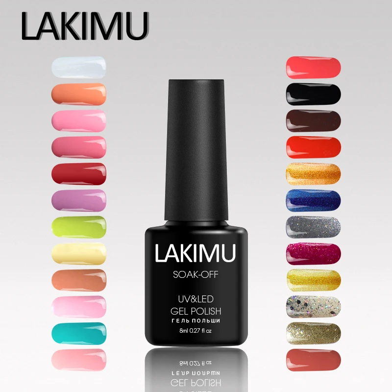 Полигель лак для ногтей LAKIMU профессиональный полуперманентный дизайна 3 в 1
