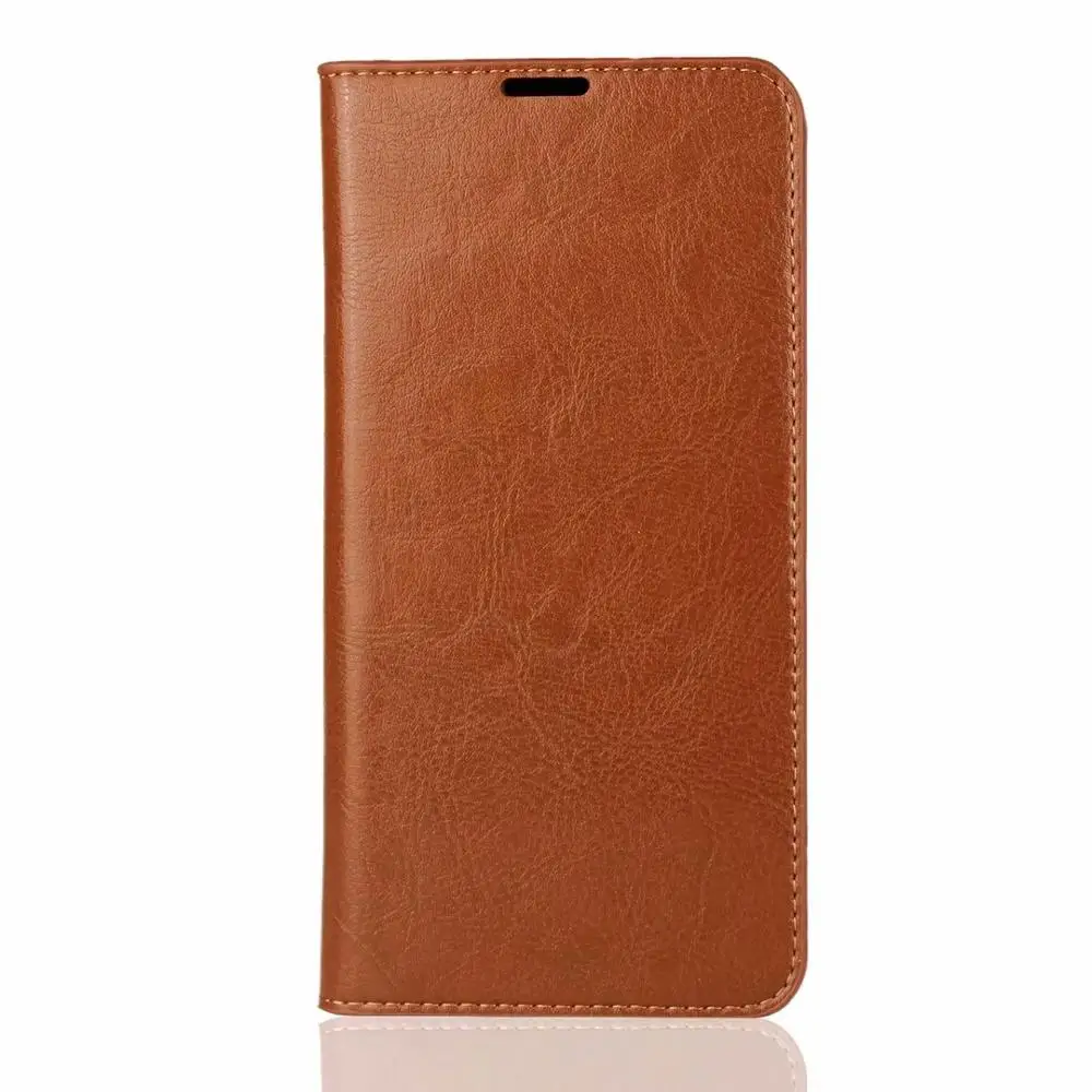 

4 Color For Asus Zenfone Max Pro (M2) ZB631KL Natural Cow Skin Leather Cover Genuine Cowhide Flip Phone Case Wallet Card Pocket