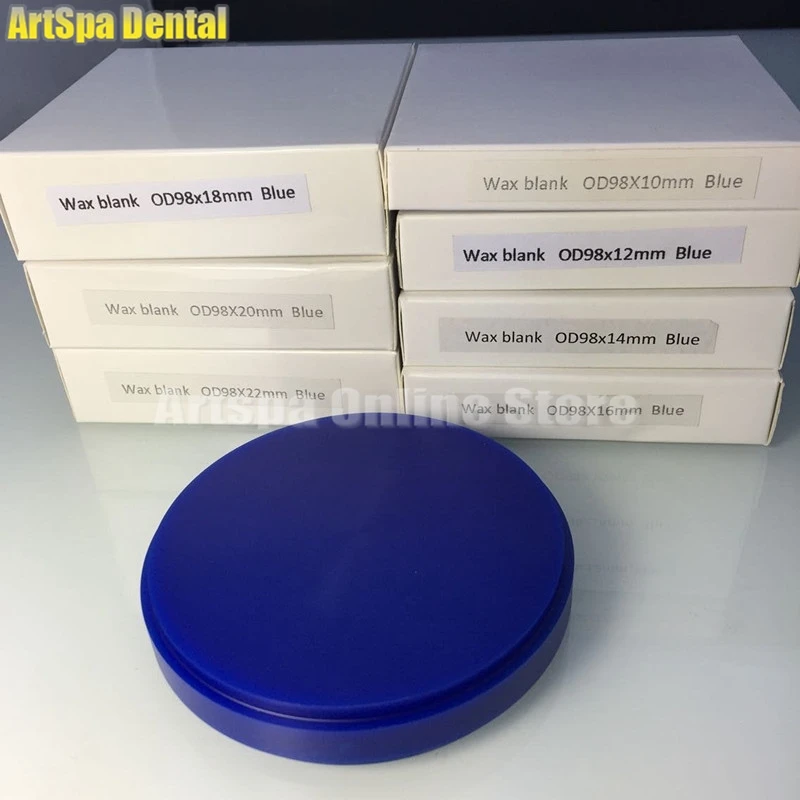  7pcs/set Machinable Wax Block milling for dental CAD/CAM System