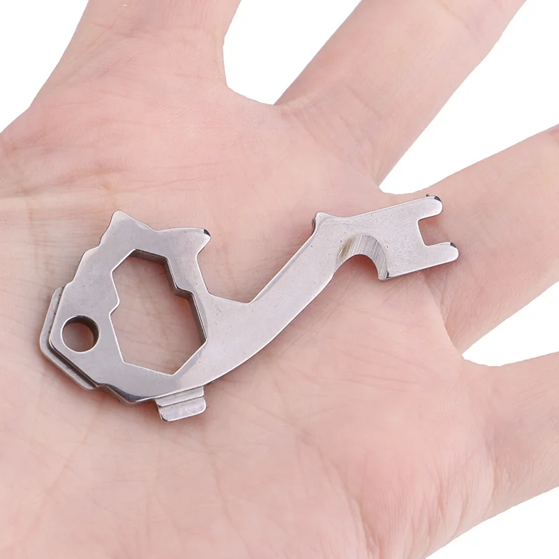 New Portable 20 In 1 Multi Tool Keytool Key Multi Tool Stainless Steel