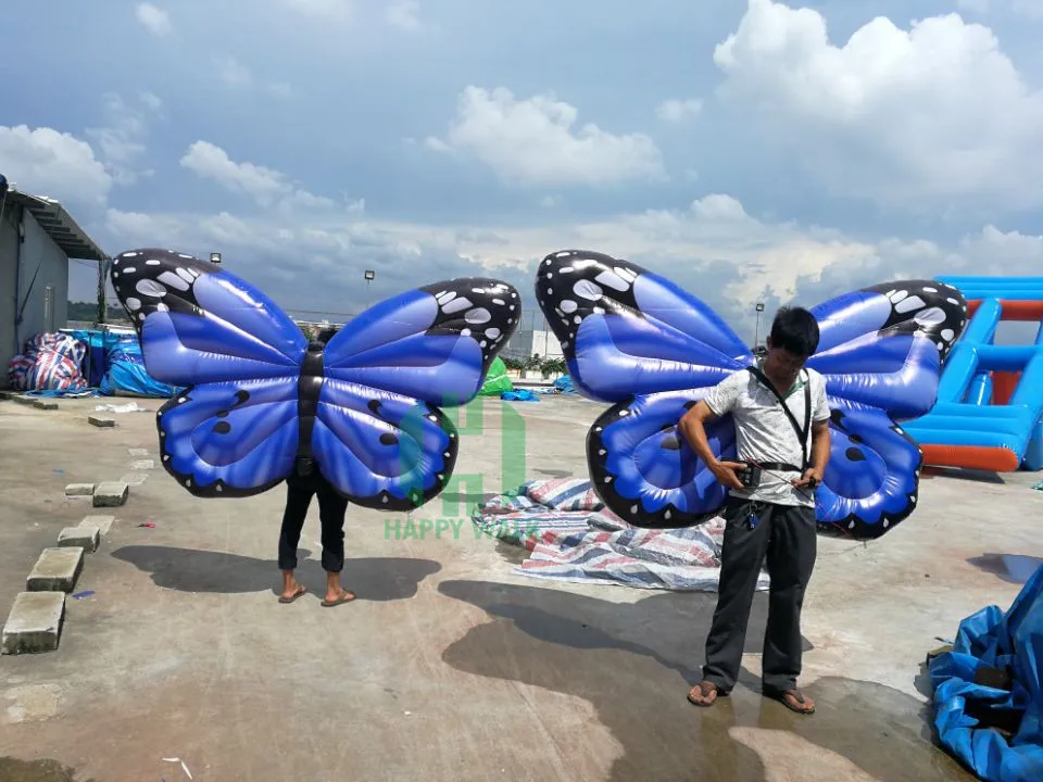 blue inflatable butterfly (3)