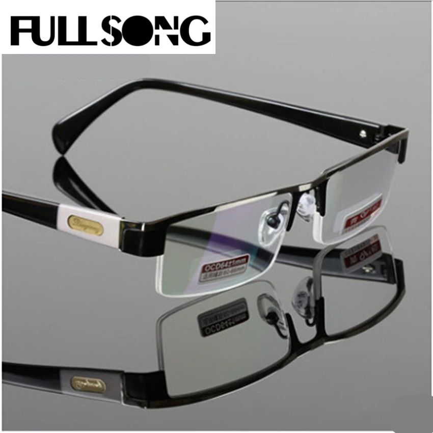 

FULLSONG Titanium Alloy Antirrflective coated with box Senator oculos gafas de lectura business reading glasses