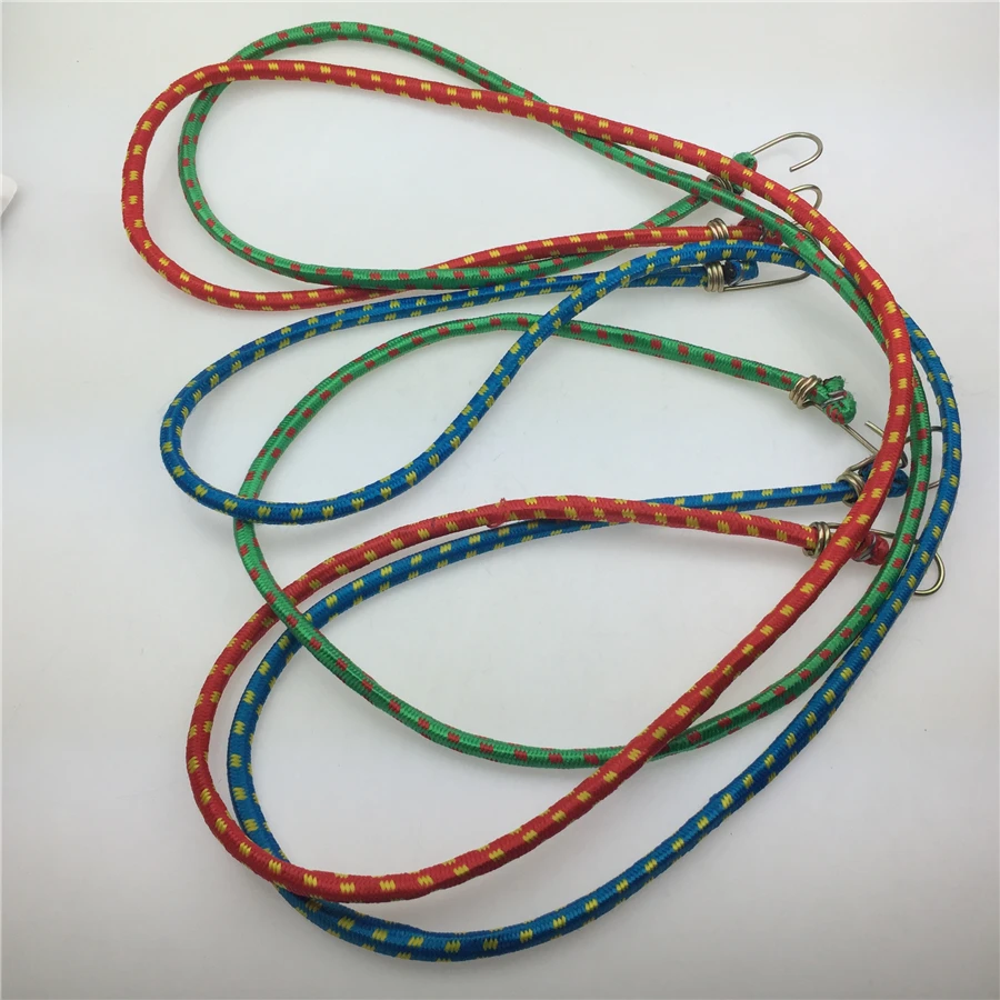 

STARPAD Electric car shelf metal hook tied ropes Mountain bike tied luggage band elastic rope Round 2 pcs