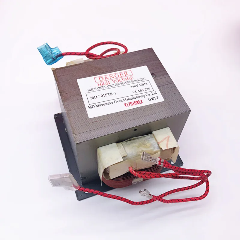 

Microwave Oven Transformer MD-701CTR-1 can replace MD-701CMR-1 MD-801CTR-1 MD-801CMR-1 GAL-800E-4 model for midea galaz