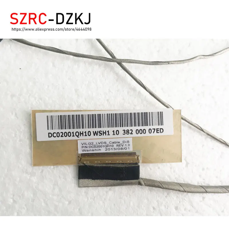 Новый оригинальный для ноутбука Lenovo G400S G405S видео ЖК LVDS кабель VILG2 DC02001QH10