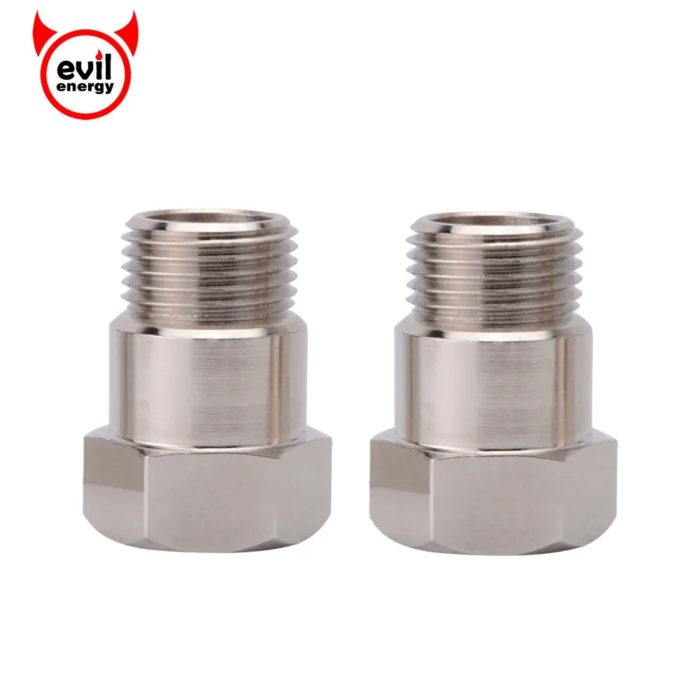 

evil energy O2 Oxygen Sensor Extender 02 Bung Adaptor Extension O2 Spacer M18*1.5 Test Pipe Extension Extender Adapter