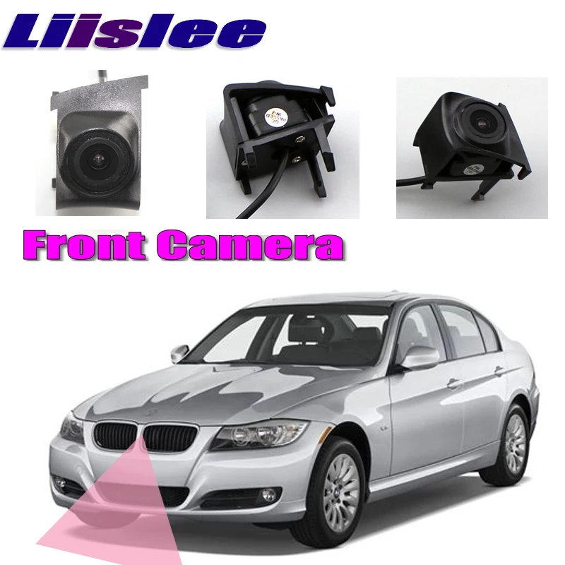LiisLee Автомобильная Передняя камера с капюшоном, сетка на переднюю решетку для BMW 3 Seies E90/E91/E92/E93 2004-2013 DIY ручное управление фронтальной камерой