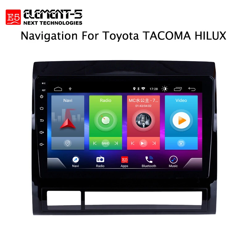 

Full Touch Screen Car Android 8.1 Radio Player For TOYOTA TACOMA HILUX US. 2005-13 DSP GPS Navigation Video Multimedia Bluetooth