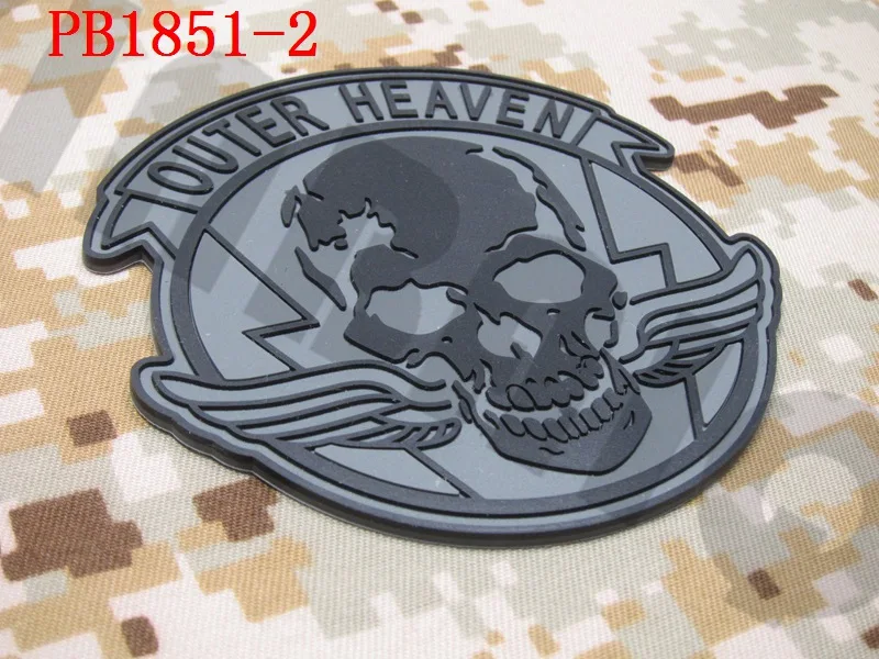 Metal Gear Solid MGS OUTER HAVEN PMC Special Force Group 3D PVC Patch 