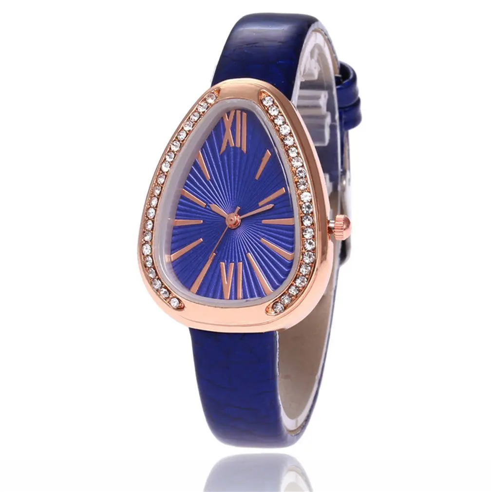 

Luxury Snake Head Watch Triangle-Shaped Personality Watch Rhinestone Classic Fashion Quartz Watch Ladies