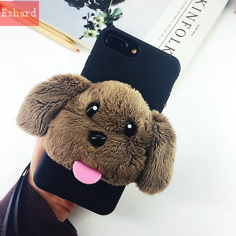 

Lovely 3D Dog Toy TPU Phone Case for iPhone 11 Pro MAX XR XS MAX X 8 8 Plus 7 7 Plus Case For iPhone 6 6s 6 Plus Back Cover Fundas Coque