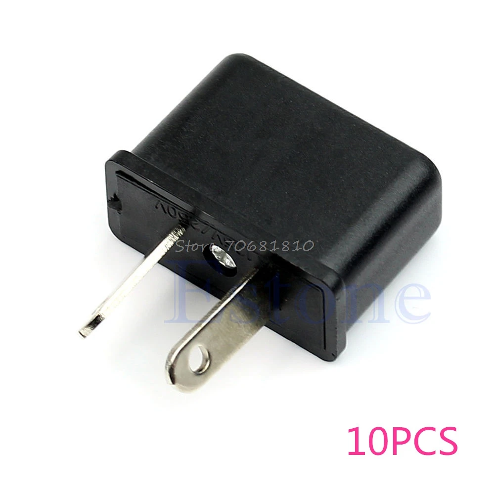 10Pcs US EU To Au Australia Socket 220v Ac Power Plug Adapter Outlet