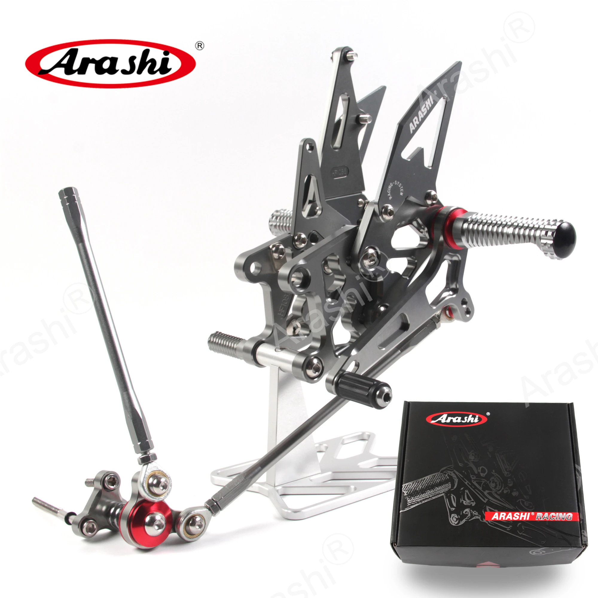 

Arashi CNC Adjustable Footrest For HONDA CBR600RR 2009 - 2016 Rider Foot Pegs Rearset CBR600 CBR 600 RR 2013 2014 2015 2016