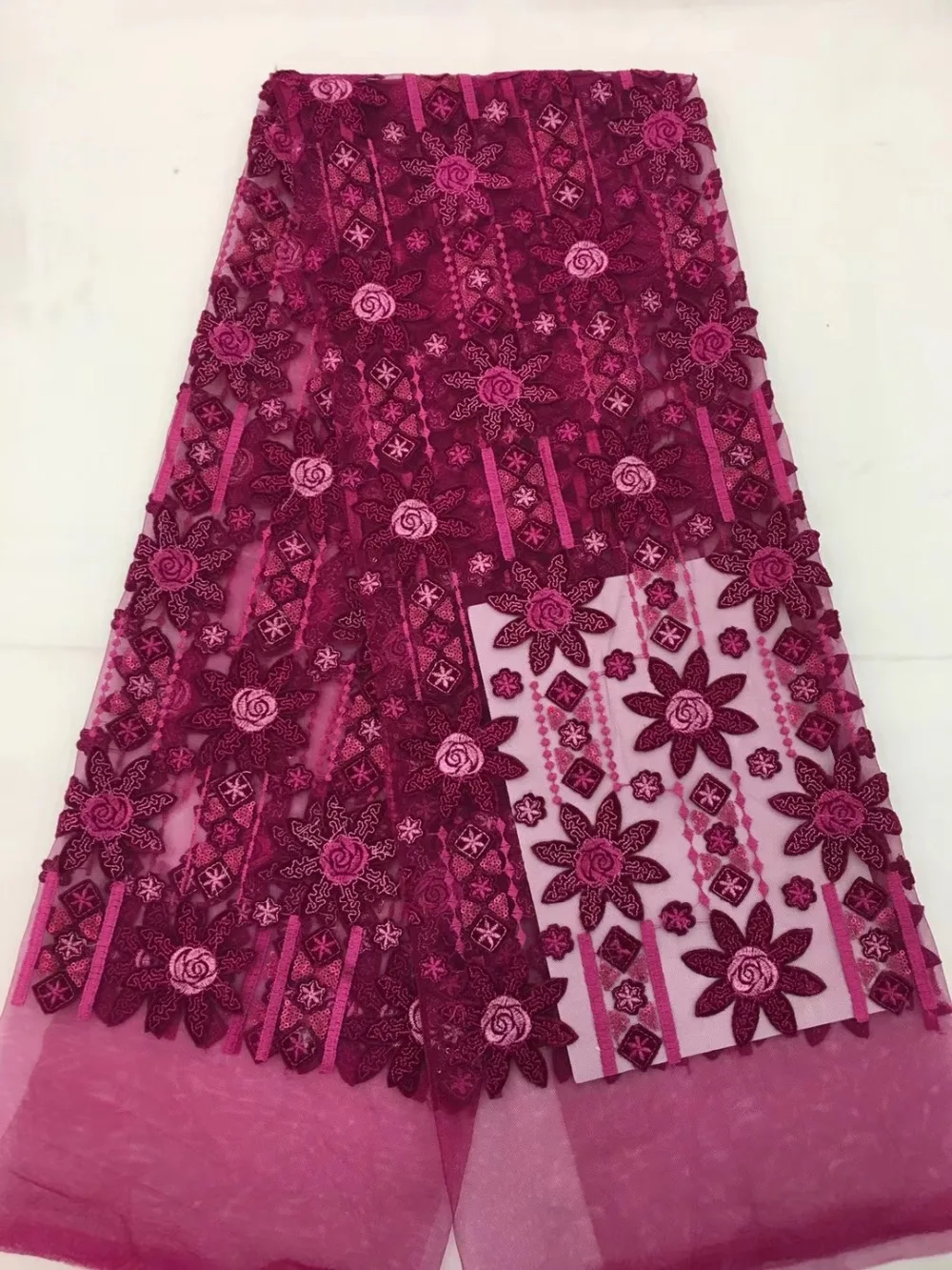 

French lace fabric 5yds/pce by dhl star patterns velvet fabrics for women elegant asoebi gorgeous dress 2019 high quality design
