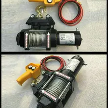 6000lbs12V/24 V Портативный Медь Core двигатель лебедка Мощность восстановления трос лебедки Съемник комплект для лебедки трейлер лебедки грузовик