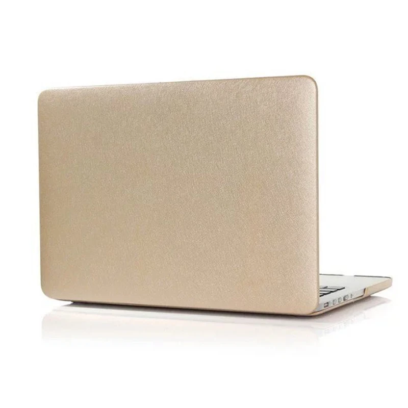 Fashion Double sided Silk Grain Pattern Hard Case for font b Apple b font Mac font