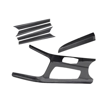 

6pcs 100% Carbon Fiber Fit For BMW X3 F25 2011-2014 Gear Shift Full Frame Cover Trim