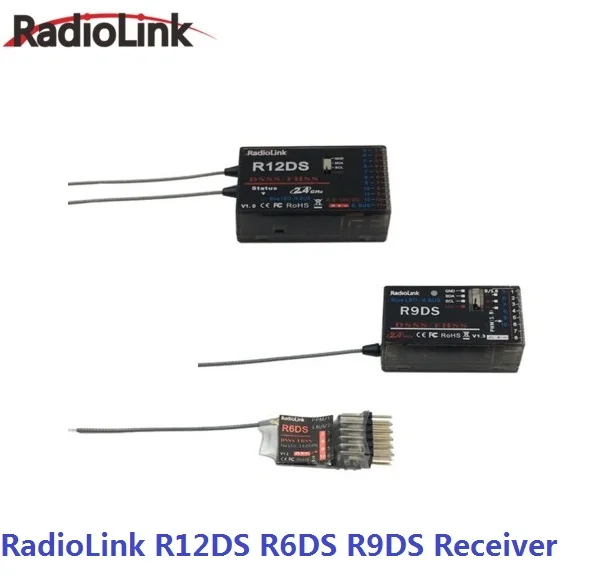 

RadioLink R12DS R6DS R9DS Receiver 2.4G Signal For AT10 AT10II RC Remote Control Multiple choice