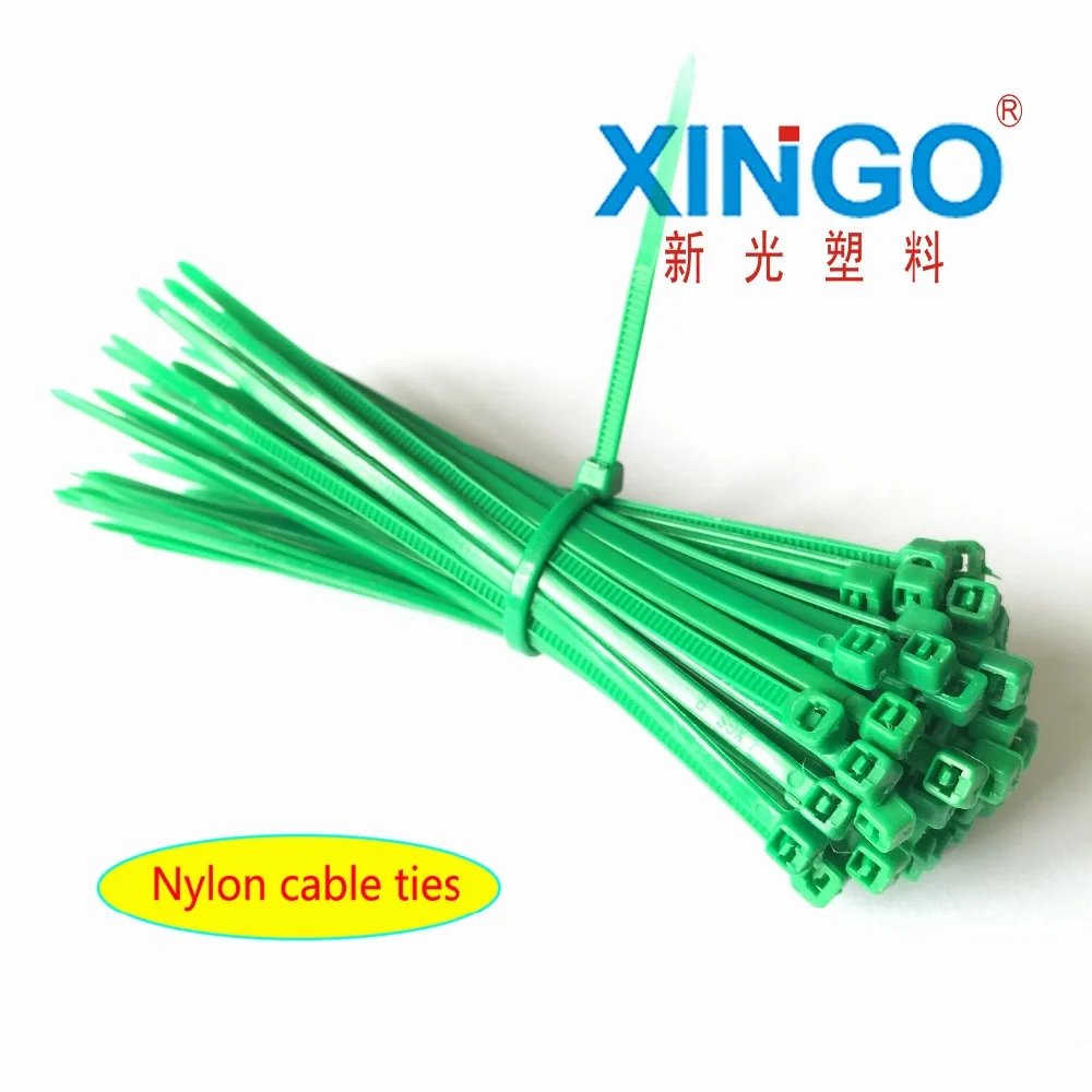 Nylon Cable Ties 500Pcs/pack 4*150mm High Quality width 3.6mm Green