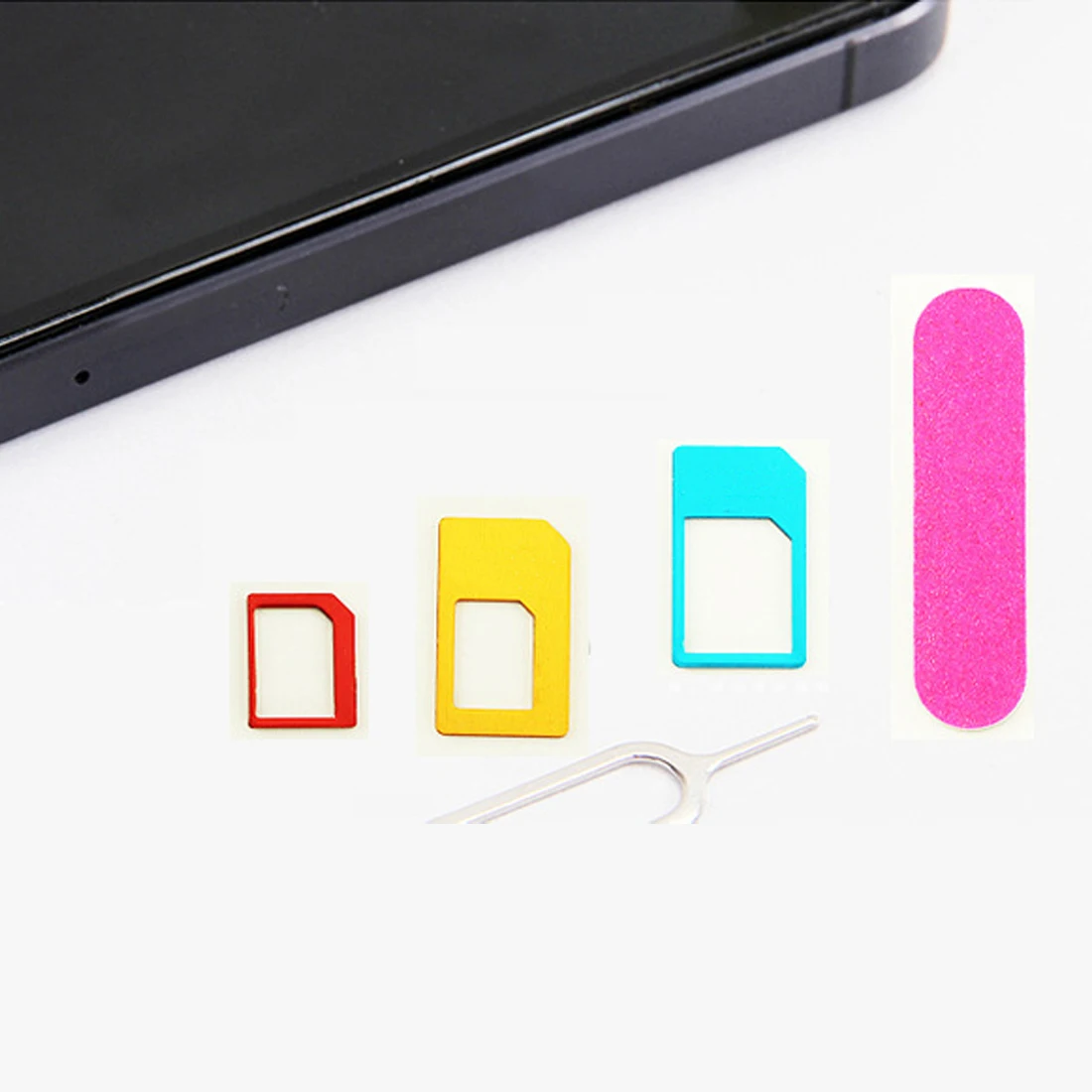 Etmakit 5 в 1 Nano Sim карта адаптеры обычная микро стандартная SIM и инструменты для iPhone 4 5c