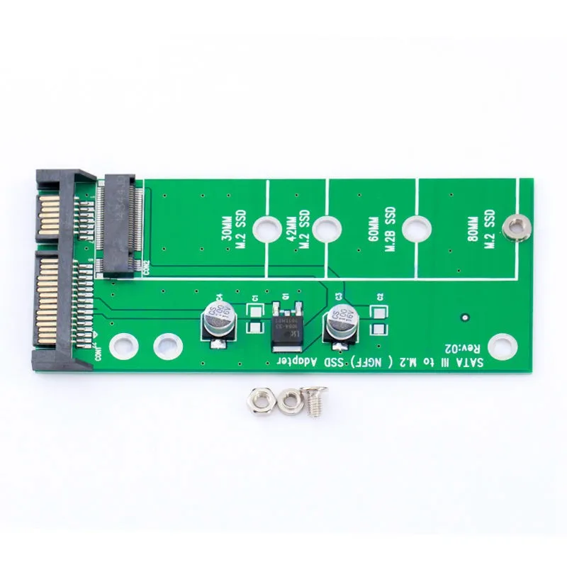 M.2 B Key Ngff 30mm 42mm 60mm 80mm Msata Ssd To Sata Iii Sata3.0 Adapter  Convert Card - Add On Cards & Controller Panels - AliExpress