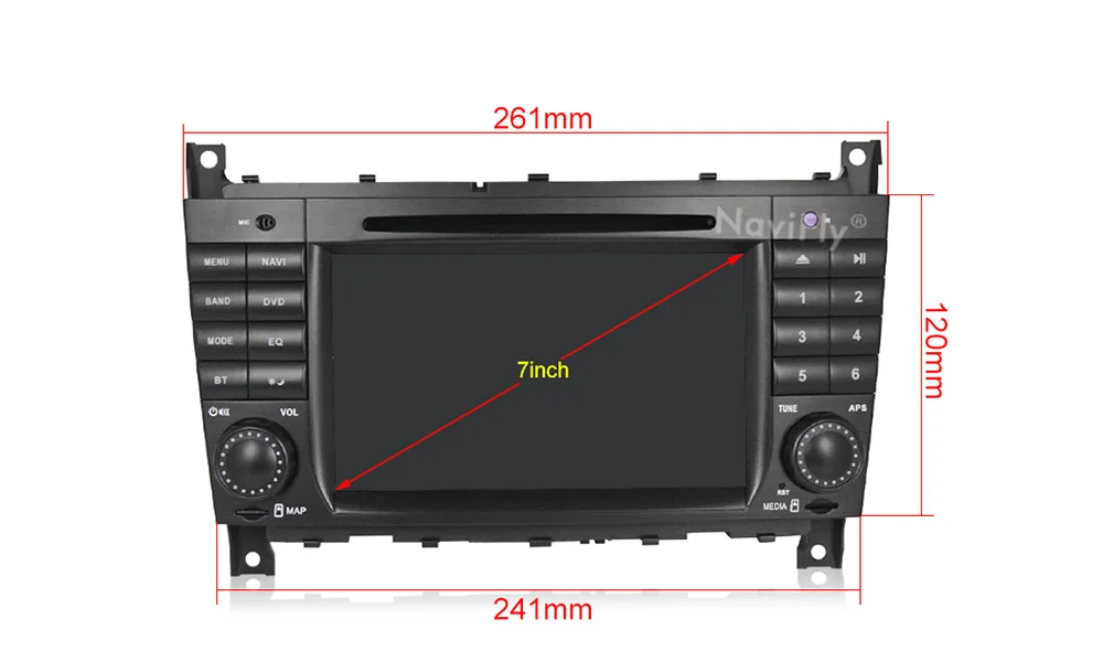 Android 9,1 Автомобильный dvd Радио gps навигация для Mercedes/Benz W203 W209 W219 c-класс C180 C200 CLK200 мультимедийный плеер FM RDS USB