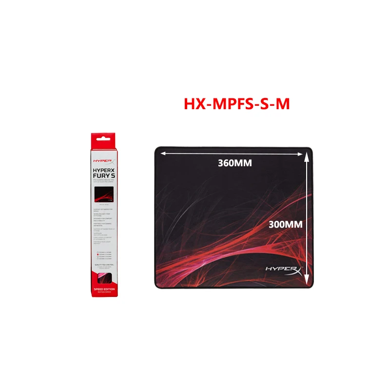 Kingston HyperX Fury S speed Pro игровые коврики для мыши HX-MPFS-S-SM M L XL Размер Профессиональный коврик для мыши для Playerunknown's