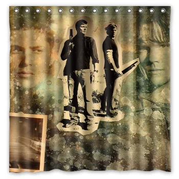 

New Custom Design!Hot TV Play&Supernatural Printed Waterproof Polyester Shower Curtain/Bath Curtain(Size:180X180CM)