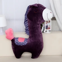 Чучело 100 см Плюшевые Plum лошадь игрушка лошади кукла Throw Подушка подарок w1279